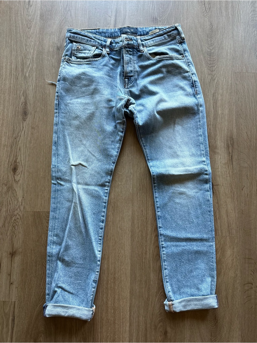 Scotch & Soda Light Blue Slim Straight Jeans
